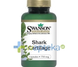 Swanson Health Products SWANSON Shark Cartilage 750mg 100 kapsułek