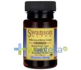Swanson Health Products SWANSON Vitamin K2 200 mcg 30 kapsułek