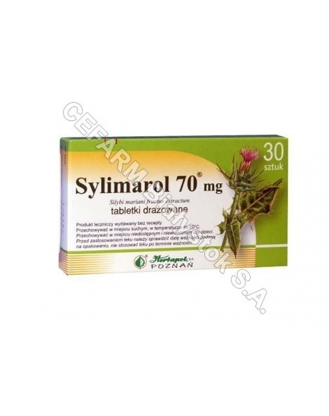 HERBAPOL POZ Sylimarol 70 mg x 30 draż