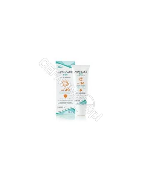 GENERAL TOPI Synchroline aknicare sun spf 30 krem koloryzujący odcień dore - do karnacji śniadej 50 ml