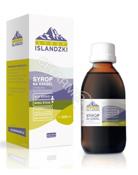 SOLINEA Syrop islandzki na kaszel 200 ml