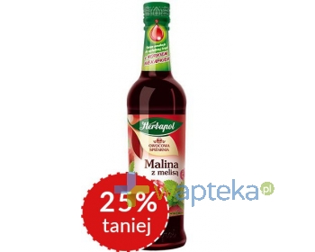 HERBAPOL-LUBLIN S.A. Syrop OWOCOWA SPIŻARARNIA Malina z melisą 550g