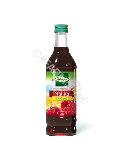 HERBAPOL LUB Syrop owocowa spiżarnia malina z cytryną 550g/420 ml