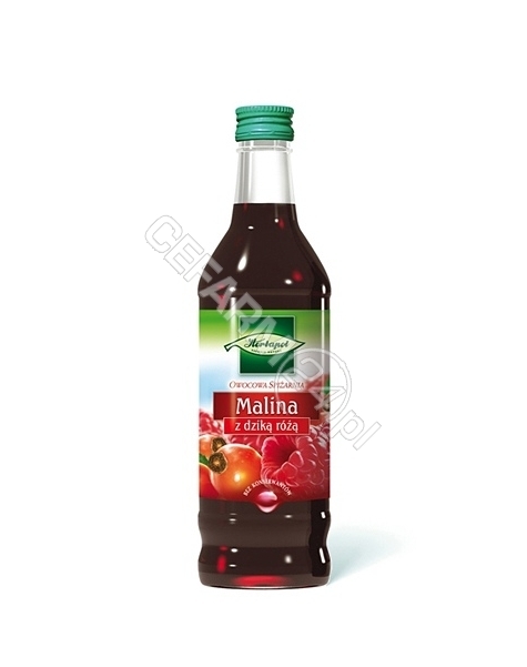 HERBAPOL LUB Syrop owocowa spiżarnia malina z dziką różą 550g/420 ml