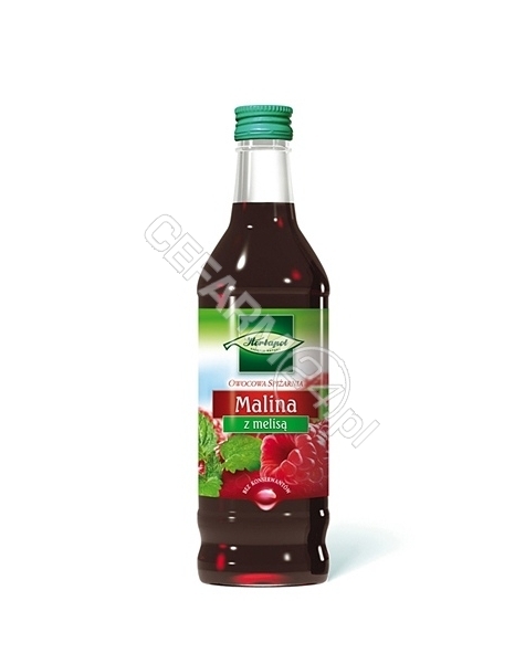 HERBAPOL LUB Syrop owocowa spiżarnia malina z melisą 550g/420 ml