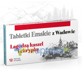 POLSKI LEK Tabletki Emskie z Wadowic 12 pastylek