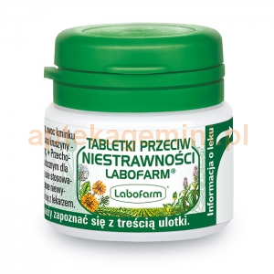 LABOFARM Tabletki przeciw niestrawności, 20 tabletek