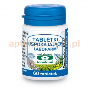 LABOFARM Tabletki uspokajające, 60 tabletek