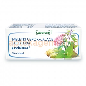 LABOFARM Tabletki uspokajające POWLEKANE, 50 tabletek
