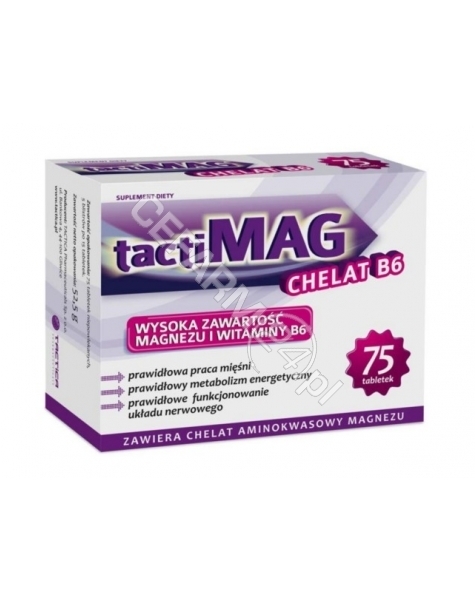 TACTICA Tactimag chelat b6 x 75 tabl