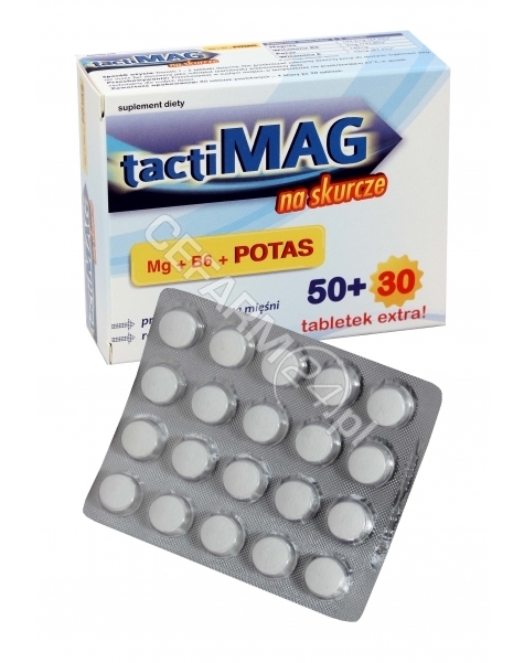 TACTICA PHAR Tactimag na skurcze x 50 tabl + 30 tabl