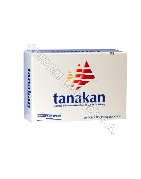 BEAUFOUR IPS Tanakan 40 mg x 90 tabl powlekanych