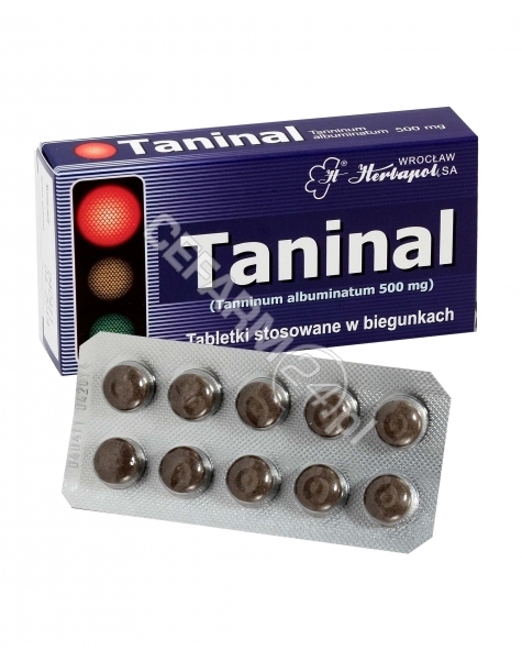 HERBAPOL WRO Tanninum albuminatum (taninal) 500 mg x 20 tabl