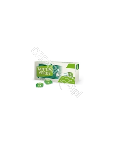 ANGELINI Tantum verde 3 mg x 20 pastylek do ssania o smaku miętowym