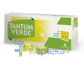 AZIENDE CHIM.RIUNITE ANGELINI FRANCESCO Tantum Verde Smak Cytrynowy 20 sztuk