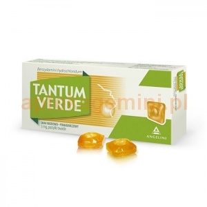 ANGELINI Tantum Verde, smak miodowo-pomarańczowy, 30 pastylek
