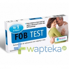 HYDREX PRZED.TECH.HANDL. Test FOB do wykrywania krwi utajnionej w kale 1 sztuka