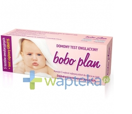 BIOMERICA Test owulacyjny BOBO Plan EZ-LH 5 sztuk + test ciążowy gratis