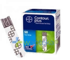 BAYER SP. Z O.O. Test paskowy Contour Plus 50 pasków