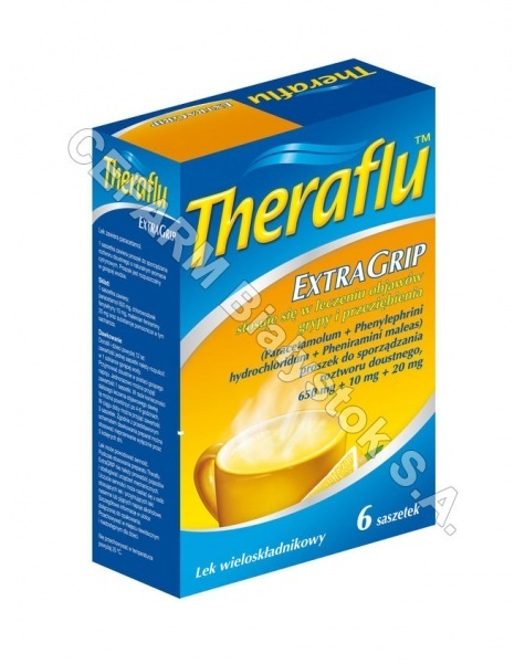 NOVARTIS Theraflu extra grip x 10 sasz (data ważności 31.05.2016)