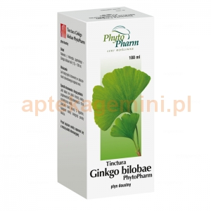 PHYTOPHARM KLĘKA Tinctura Ginkgo Bilobae, płyn, 100g