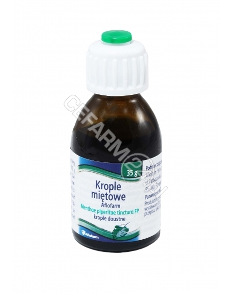 AFLOFARM Tinctura menthae piperitae 35 g (krople miętowe Aflofarm)