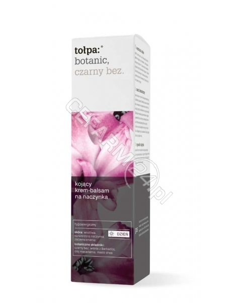 TORF CORPORA Tołpa Botanic Czarny Bez kojący krem-balsam na naczynka na dzień 40 ml