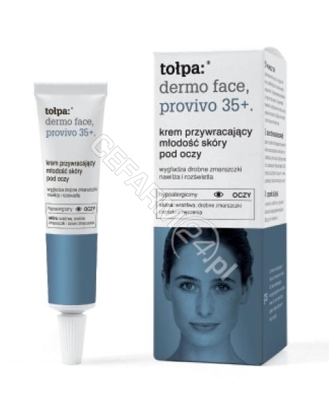 TORF CORPORA Tołpa dermo face provivo 35+ krem przywracający młodość skóry pod oczy 10 ml