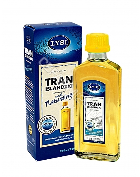 LYSI Tran islandzki Lysi naturalny 240 ml