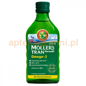 ORKLA HEALTH AS Tran Mollers, naturalny, 250ml