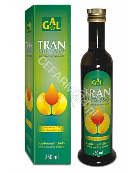 GAL Tran norweski o aromacie cytrynowym 250 ml (Gal)