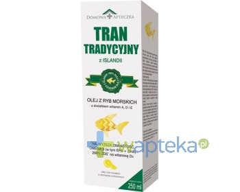 DOMOWA APTECZKA Tran Tradycyjny z Islandii 250ml DOMOWA APTECZKA