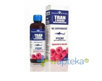 DOMOWA APTECZKA Tran z rekina grenlandzkiego smak malinowy 250ml 14721