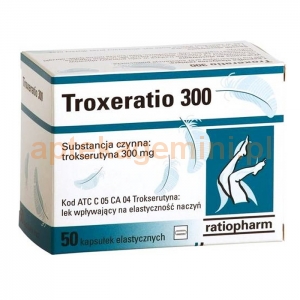 RATIOPHARM Troxeratio 300mg, 50 kapsułek