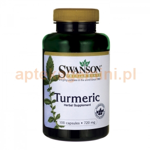 SWANSON Turmeric 720mg, SWANSON, 100 kapsułek