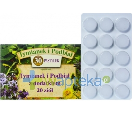 MEDICOFARMA SP. Z O. O. Tymianek i Podbiał (+ 20 ziół) 30 sztuk