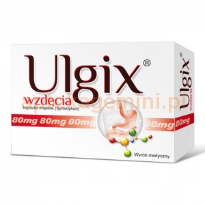 HASCO-LEK Ulgix Wzdęcia 80mg, 100 kapsułek