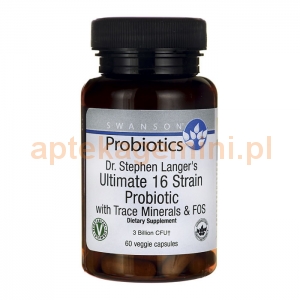 SWANSON Ultimate 16 strain probiotic, SWANSON, 60 kapsułek