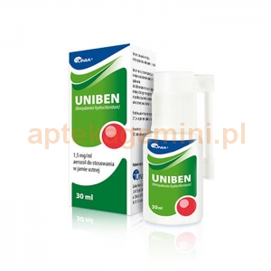 UNIA Uniben, aerozol do stosowania w jamie ustnej 1,5mg/1ml, 30ml