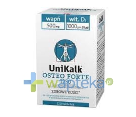 AXELLUS Unikalk Osteo Forte 120 tabletek