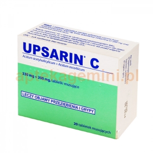 INPHARM Upsarin C, 20 tabletek musujących IMPORT RÓWNOLEGŁY