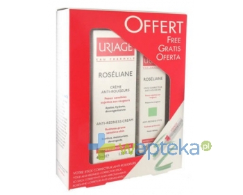 BIODERMIC POLSKA SP. Z O.O. URIAGE ROSELIANE Krem do cery naczynkowej 40 ml + Stick korektor 1,6g