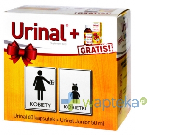 WALMARK SP. Z O.O. Urinal 60 kapsułek + Urinal Junior 50 ml GRATIS