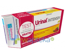 WALMARK SP. Z O.O. Urinal Intensiv 10 tabletek + test na infekcję dróg moczowych