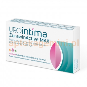 USP ZDROWIE SP. Z O.O UroIntima ŻurawinActive Max 6 kapsułek