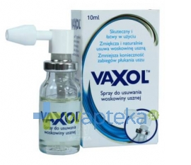 Qpharma Vaxol spray do usuwania woskowiny usznej 10 ml