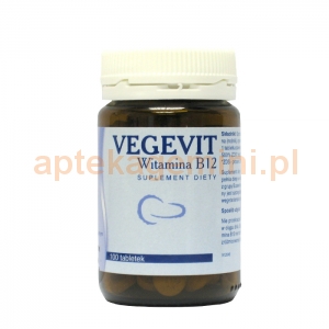 ORKLA HEALTH AS Vegevit Witamina B12, 100 tabletek