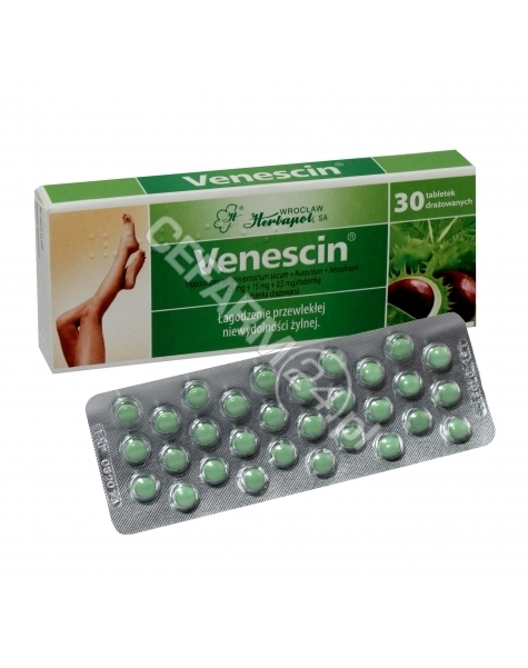 HERBAPOL WRO Venescin x 30 draż