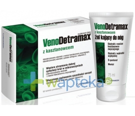 NOVASCON PHARMACEUTICALS SP. Z O.O. VenoDetramax 60 tabletek + Żel 75ml