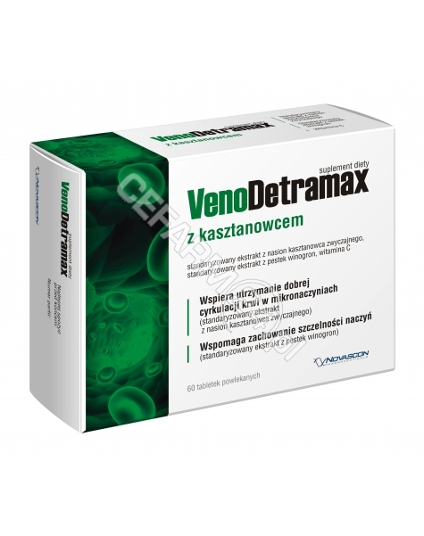 NOVASCON Venodetramax x 60 tabl powlekanych + Venodetramax żel GRATIS !!!